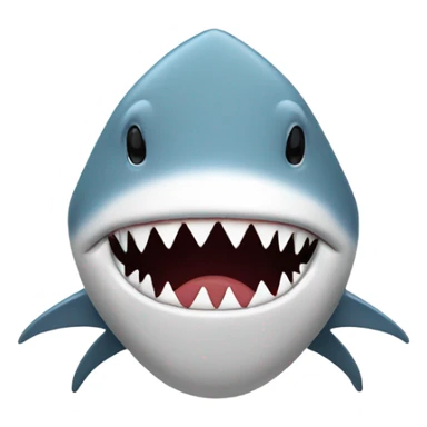 shark wearing a hoodie sticker