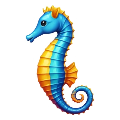 Seahorse - чтобы выглядил как настоящий эмодзи sticker
