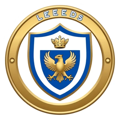 Leeds united crest  sticker