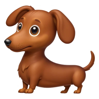 Weiner dog sticker
