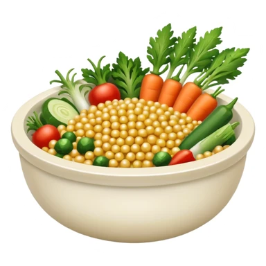 Pearl couscous bowl sticker