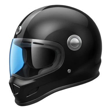 Biker helmet black in colour  sticker
