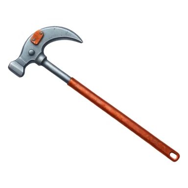 red metal classic crowbar sticker