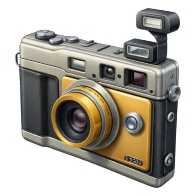 Old digital camera with $200 price ticket sticker
