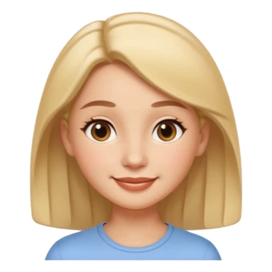 A 3D cartoon woman’s face close-up showing a small shiny nose pin, soft skin tone, gentle smile, smooth lighting, realistic Memoji-style. sticker