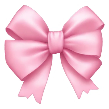 Create a baby pink bow  sticker