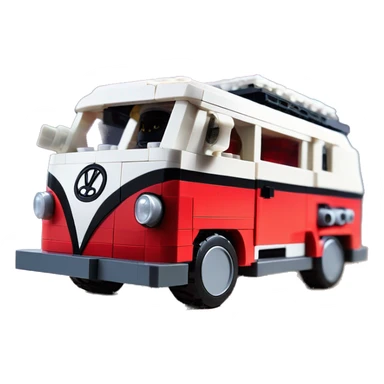 Lego Barbie dream nightmare vw bug rv camper Haunted Cabin Darth Vader’s ice cube race car with bright white headlights and light saber bumpers  sticker