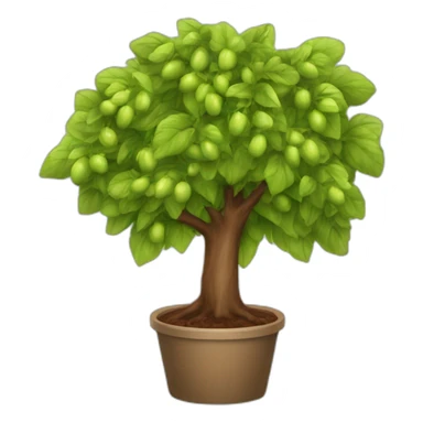 Un arbre qui boit du café sticker