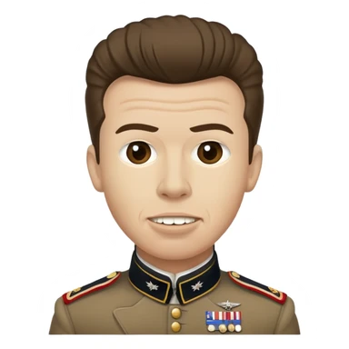 Rick Astley with straight face but with front teeth out and the picture is from the era of the 1900s or 1910s and he kinda has either U.S. Civil War or WW1 flashbacks sticker