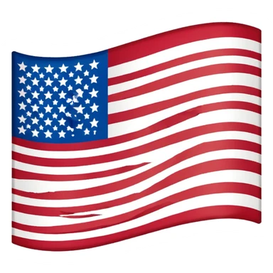 usa flag in distress sticker
