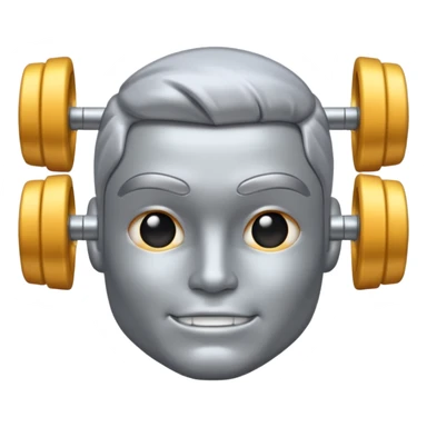 Muscler silver skin sticker