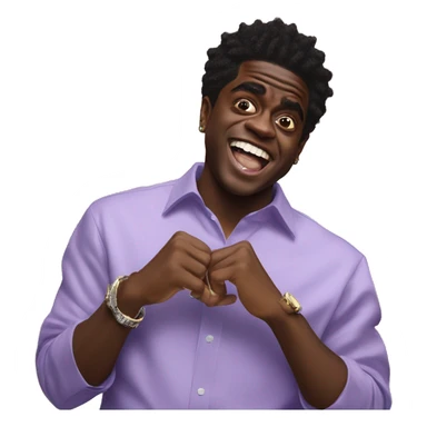 Kodak black glee pose  sticker