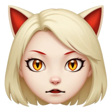 neko-girl evil sticker