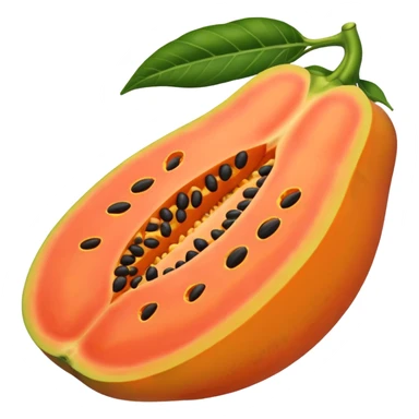 a full Papaya without any opening  sticker