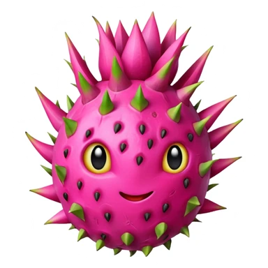 Dragon fruit emoji sticker