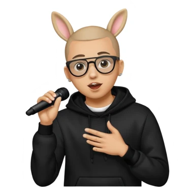 Bad Bunny Light Trap Singer Singer Bad Bunny  sticker
