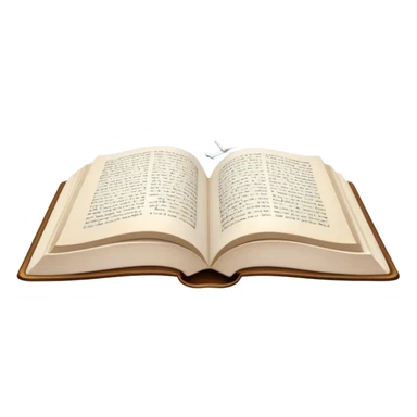 Icon for Poetry Reading: an open book with verses on the pages, from which fly pages transforming into a large flock of small white birds soaring into the blue sky. The icon should evoke the freedom and beauty of poetry. Transparent background. sticker