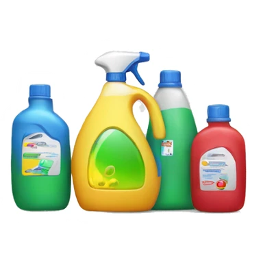 Household chemicals sticker