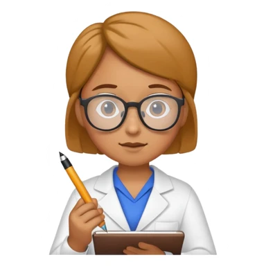 Corn ball taking exam sticker