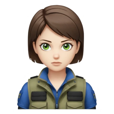 Jill Valentine resident evil sticker