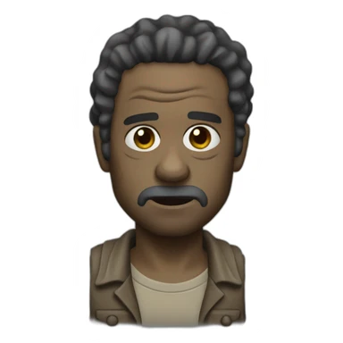 A Walker of the walking dead sticker