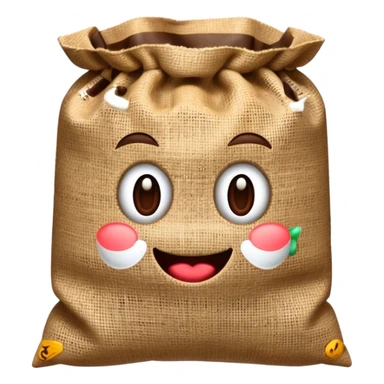 coffee sack sticker