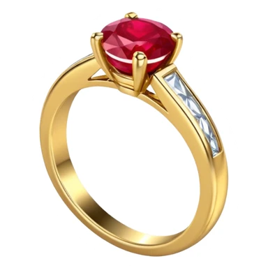 glitter rubi diamond married ring sticker