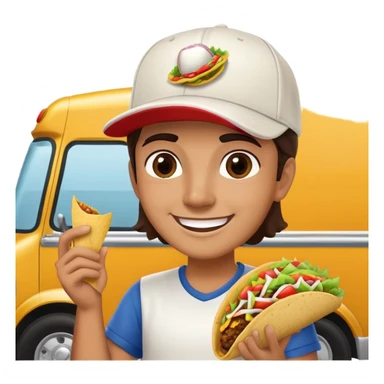 hispanic at taco truck sticker