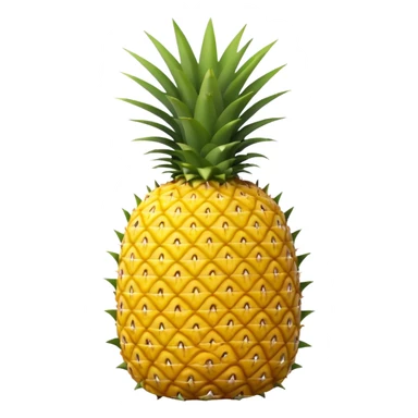 pineapple with X on it sticker