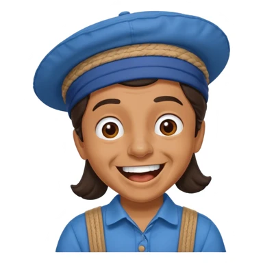 El botija del chavo del ocho riendose sticker