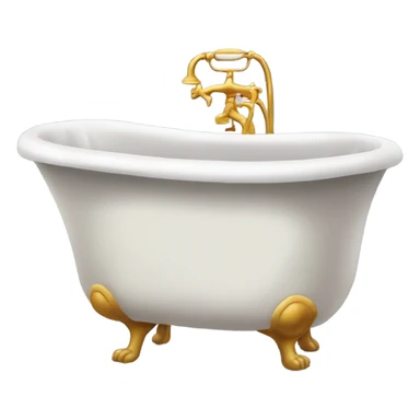 Claw-foot Old fashioned bathtub sticker