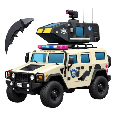Barbie Stealthy camouflage Rock climbing Snow planet dark scary Imperial Shock Troopers police off road interceptor humvee camper  sticker