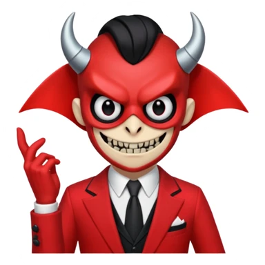 Alastor the radio demon he's a dear hazbin hotel sticker