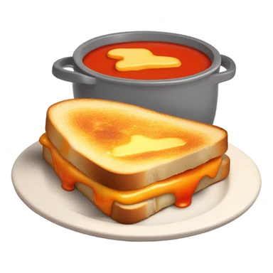 grilled cheese and tomato soup  sticker