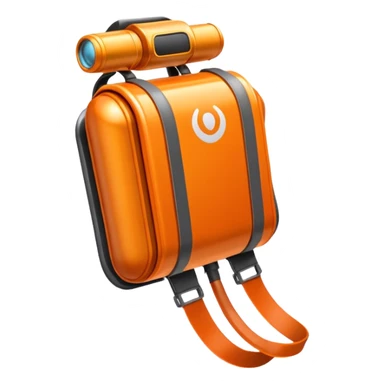 orange jetpack sticker