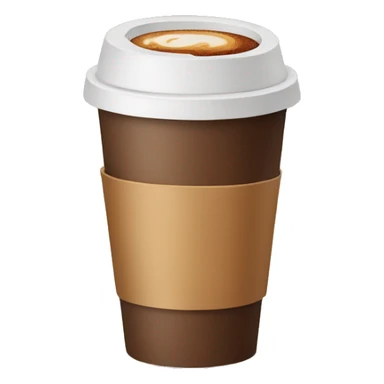 coffee take away sticker