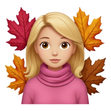 pink and brown autumn winter girly love  sticker