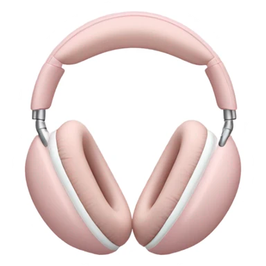 Airpods max light pink  sticker