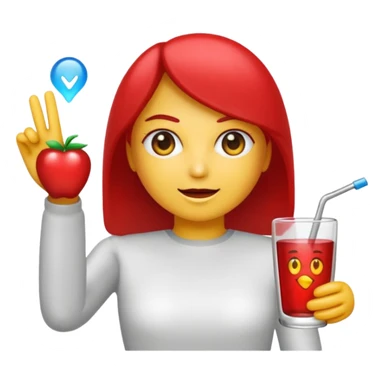 Android comendo maçã sticker