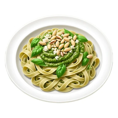 Pesto pasta sticker
