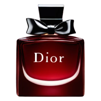 Dark red Dior parfum  sticker