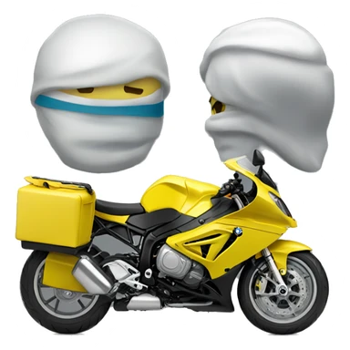 BMW vet et jaune  sticker