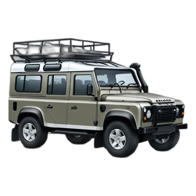 Land Rover Defender 110 Zebra sticker