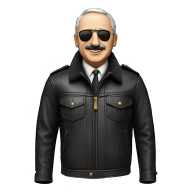 Francisco Franco Iconic Leather Jacket sticker