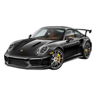 Porsche 911 Turbo S best view  sticker