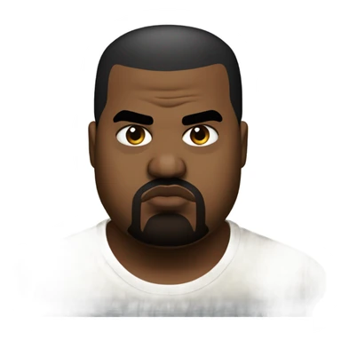 Fat Kanye west mad  sticker