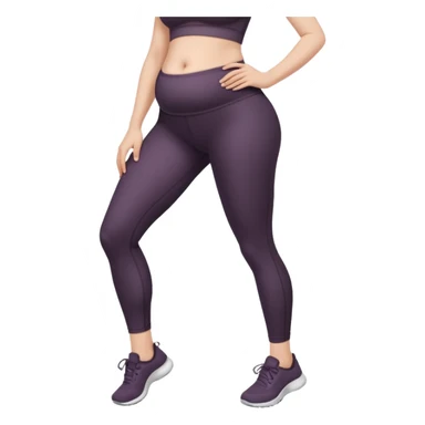 femme belly stuffing legging sticker