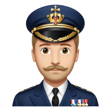 Prince George Duke Of Kent 5th Son of King George V but he don't have beard and moustache and he is husband of Princess Marina Of Greece And Denmark sticker