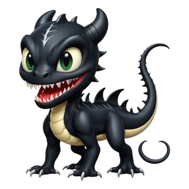 Venom-Toothless-fusion (full body) sticker