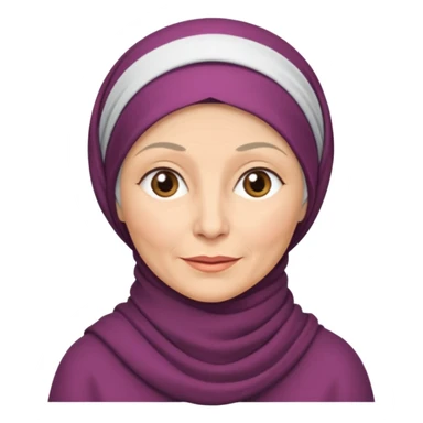 55 yaş başı kapalı teyze sticker